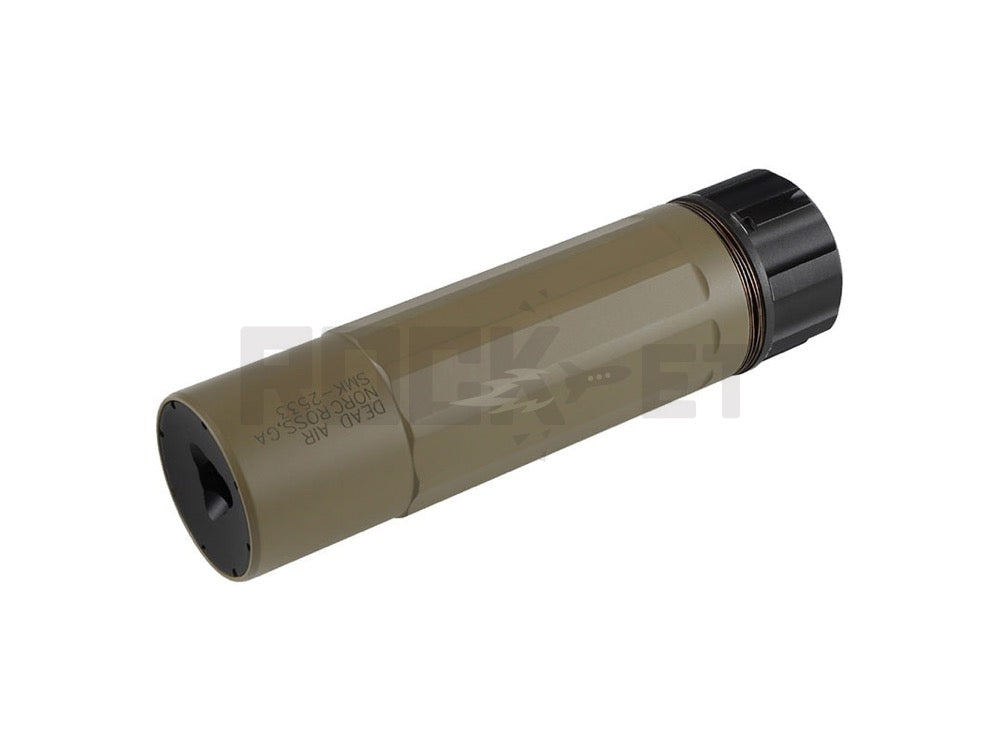 [5KU] DA SM-K Type Silencer & Flash Hider Set (14mm CCW) TAN