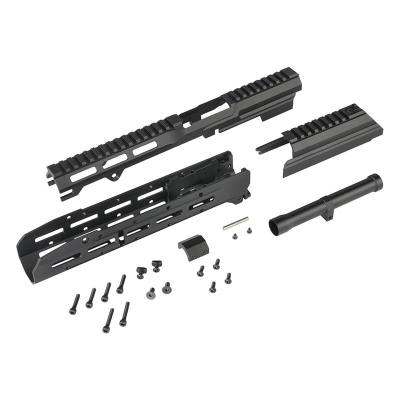 【5KU】SAG MK3.1 타입 톱 레일 섀시 M-LOK 핸드 가드 CYMA AKM/AK105 대응