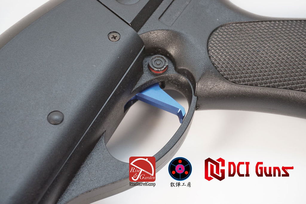 【DCI Guns】ストレートトリガー ブルー CYMA M870用