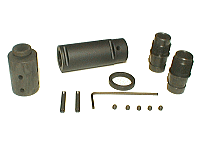 【KM企画】M16A2・M4用　アルミショートピース・サイレンサーアダプター【ARVF255A】