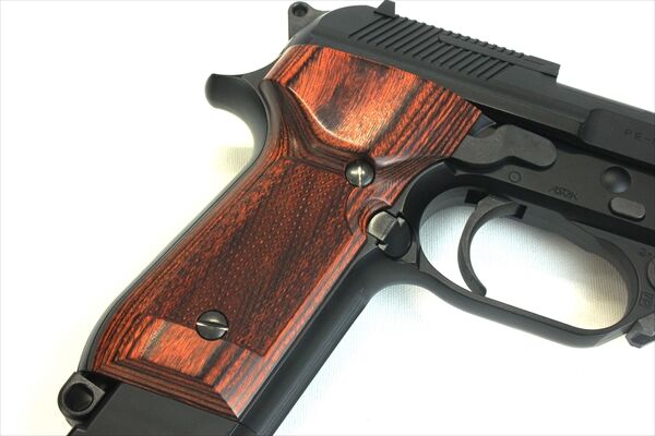 【PANDORA ARMS】ウッドグリップ MARUI製｜Ｍ93Ｒ｜チェッカー/ブラウン