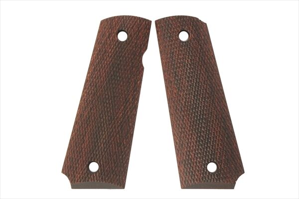 [PANDORA ARMS] Wood Grip | Carbon8 (Carbonate) M45 Series | Full Checkered/Brown