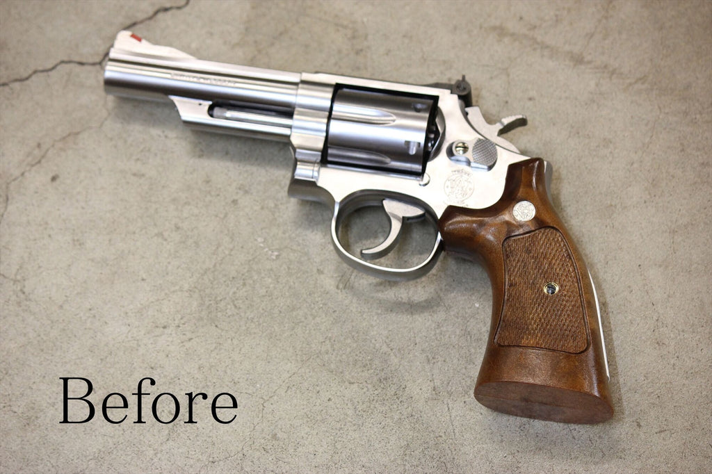 PANDORA ARMS】ウッドグリップ｜タナカワークス社製 S&W M19（K