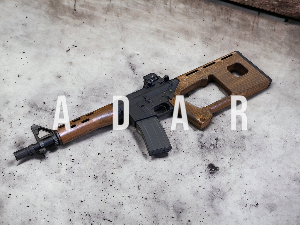 【PANDORA ARMS】ウッドストックセット｜東京マルイ M4A1＜ADAR＞｜ブナ材/オイルステイン
