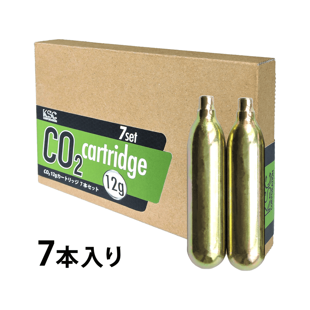 【KSC】 CO2 12gカートリッジ 7本