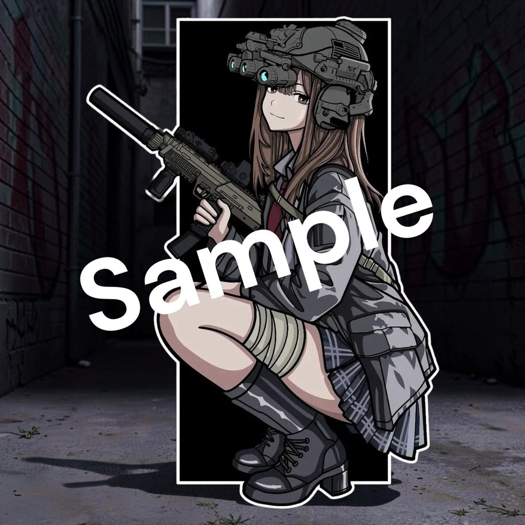 【Bala del Diablo】School Girl V1 ステッカー / BA-STI-SGV1 (2026年10月中旬発売予定)