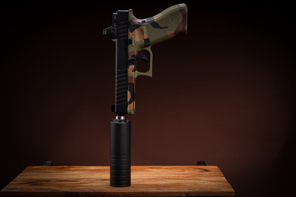 BCSW】SilencerCO omega 9K タイプ 9mm ダミーサイレンサーBK
