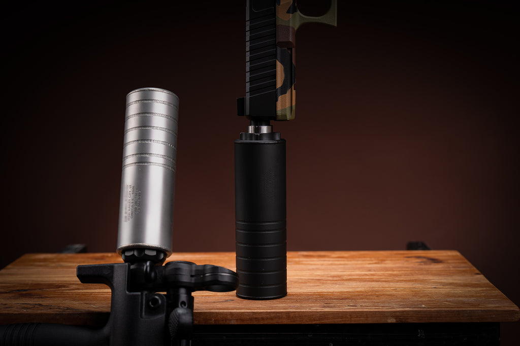 BCSW】SilencerCO omega 9K タイプ 9mm ダミーサイレンサーBK