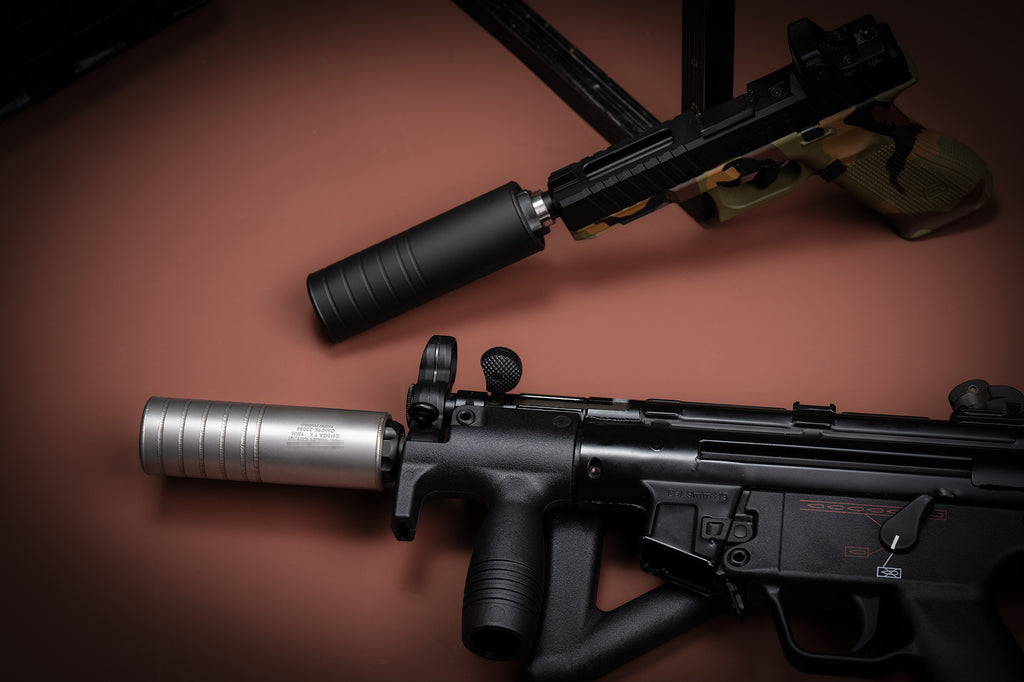 BCSW】SilencerCO omega 9K タイプ 9mm ダミーサイレンサーBK