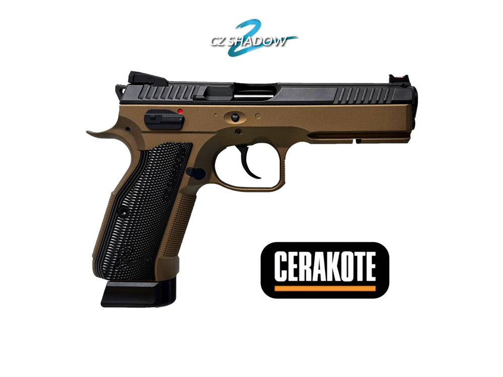 Carbon8] Officially Licensed CZ SHADOW-2 Cerakote Bronze CO2