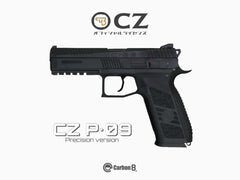 Carbon8】CZ P09 CO2 ブローバック - Precision version - All Black