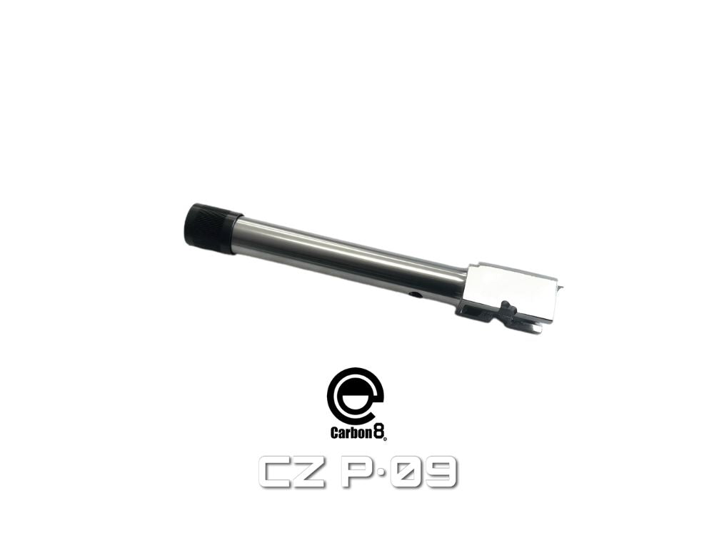 【Carbon8】CZ P09専用 サイレンサー対応アウターバレル 14mm逆ネジ（2026年12月発売予定・予約）
