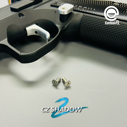 【Carbon8】SHADOW-2専用 SUS グリップスクリュー 2個セット