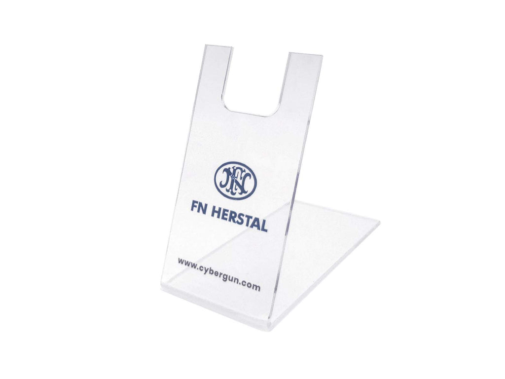 【CYBERGUN】ハンドガンディスプレイスタンド/クリアー FN HERSTAL