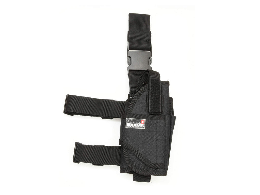【SwissArms】ユニバーサルレッグホルスター/Snake RightHand/Black
