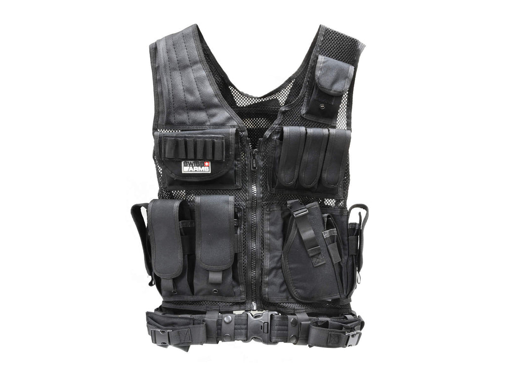【SwissArms】BT-4 タクティカルベスト Black