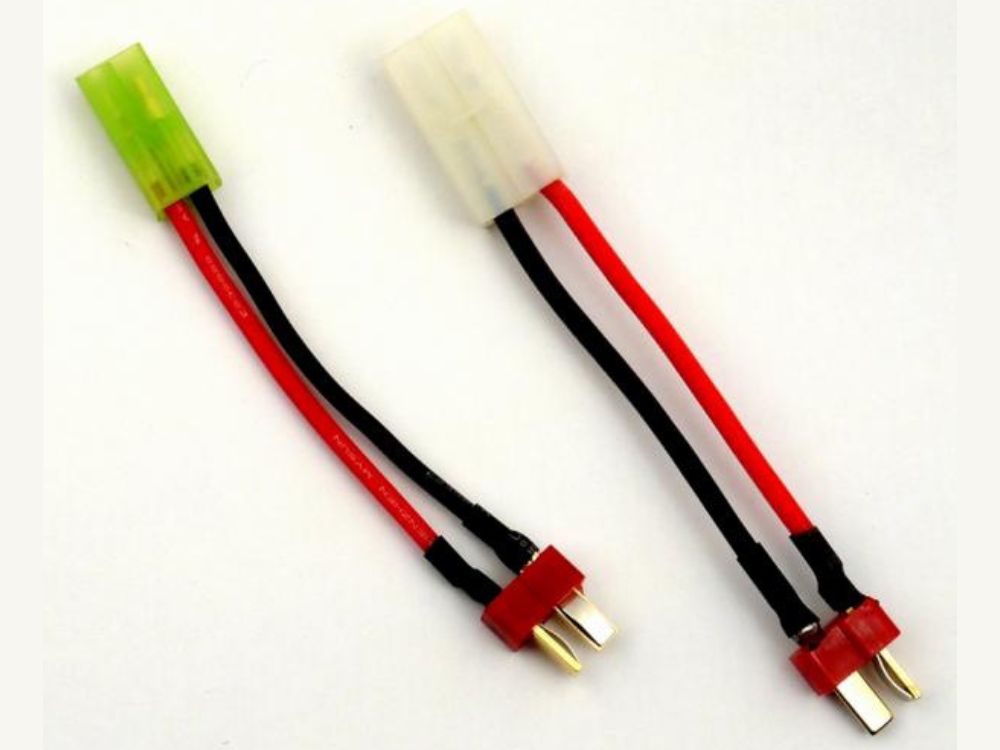 Dream Army T-shaped conversion connector for standard gun connectors and T-shaped battery connectors 