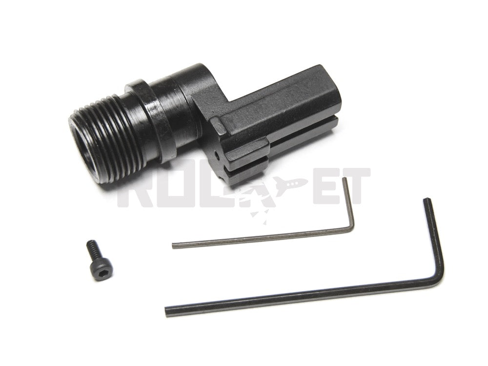 【KM企画】マルイ コンパクトキャリー 『LCPⅡ』専用 サイレンサーアダプターユニット【DNRLCP2SA】