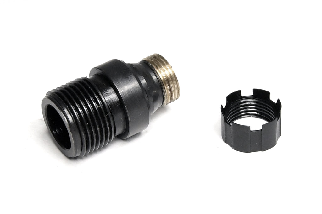 【KM企画】マルイ ガスブローバック V10ウルトラコンパクト専用 インナーマズルロック式 サイレンサーアダプター【DNRV10SA】