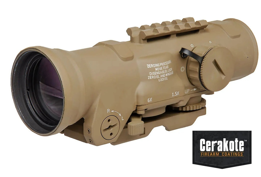 【ELCAN】SpecterDR 1.5x-6x Cerakote FDE (5.56mm / 7.62mm NATO弾) NEWモデル