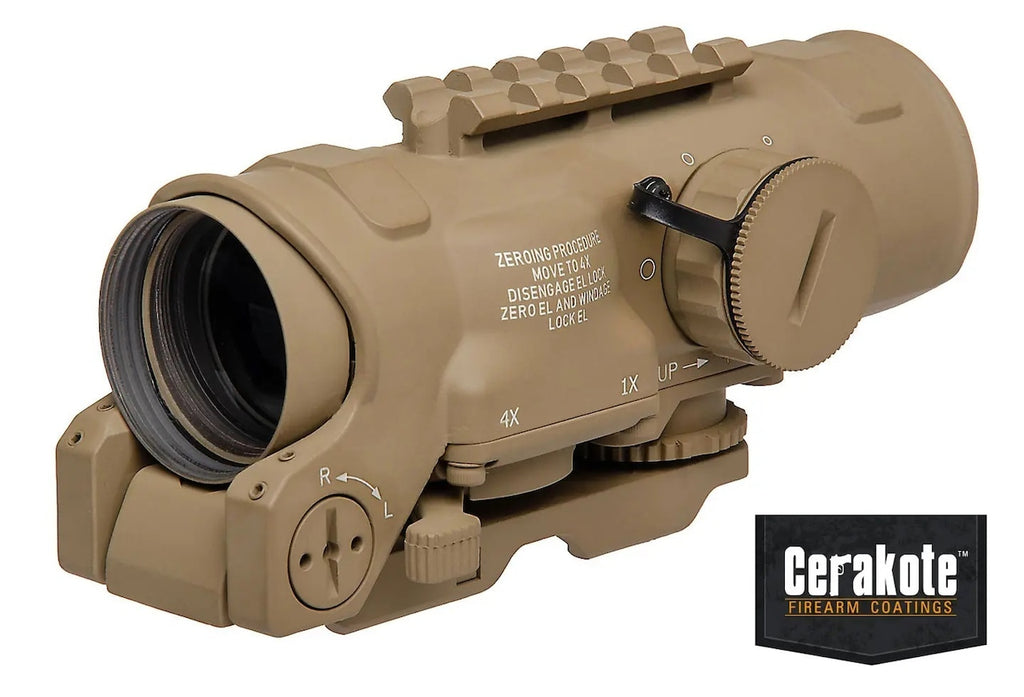 【ELCAN】SpecterDR 1x-4x Cerakote FDE (5.56mm / 7.62mm NATO弾) NEWモデル