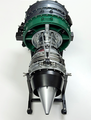 Fluke Forest】動く組み立て式エンジン模型/航空機用ジェットターボ