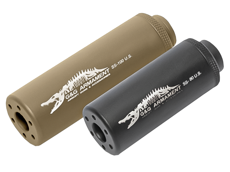 【G&G】SS-80 Mock Suppressor (14mm CCW) [ CROCODILE ]