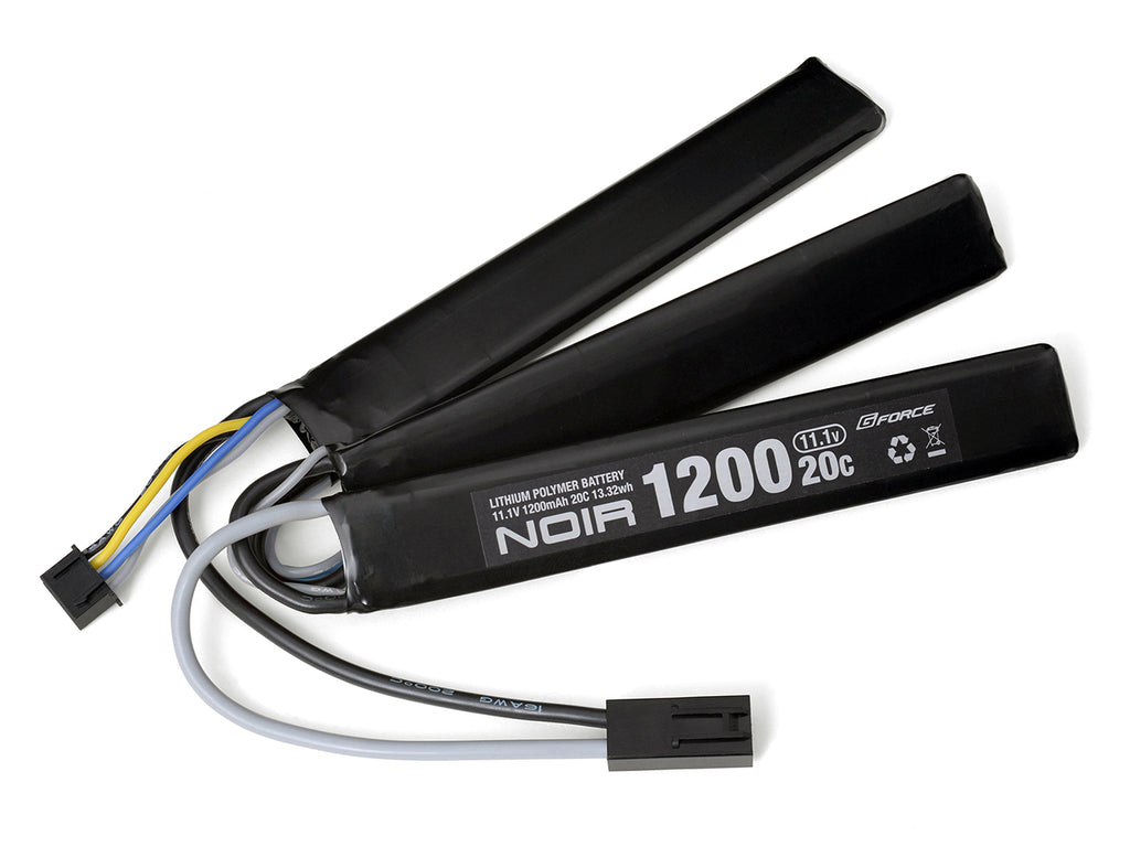 【G-FORCE】Noir LiPo 11.1V 1200mAh カスタムガン用 サドルパック GFG905