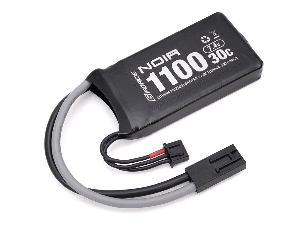 【G-FORCE】Noir LiPo 7.4V 1100mAh PEQインタイプ GFG906