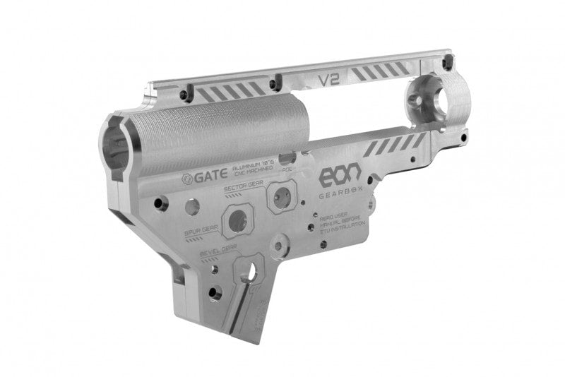 【GATE】EON V2 ギアボックス Ver. 2 CNC - シルバー