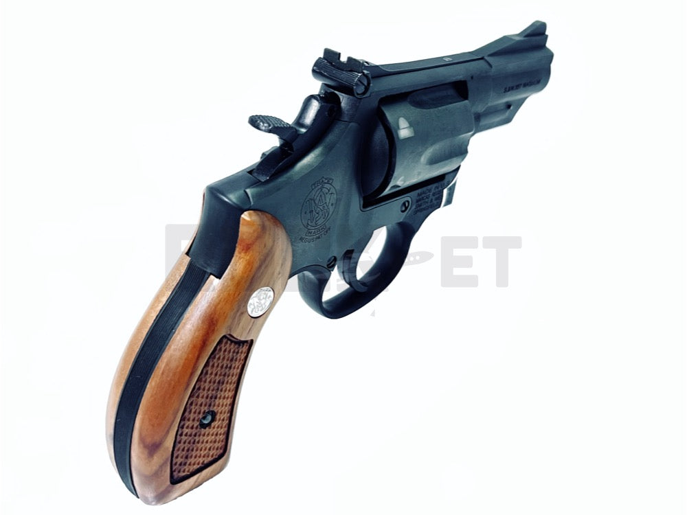 S&W M19組立キット完成品です 木製グリップを取り付けています HWS】 S&W M19 2.5インチ HWナチュラル 木製グリップ付完成品 – ROCK-et