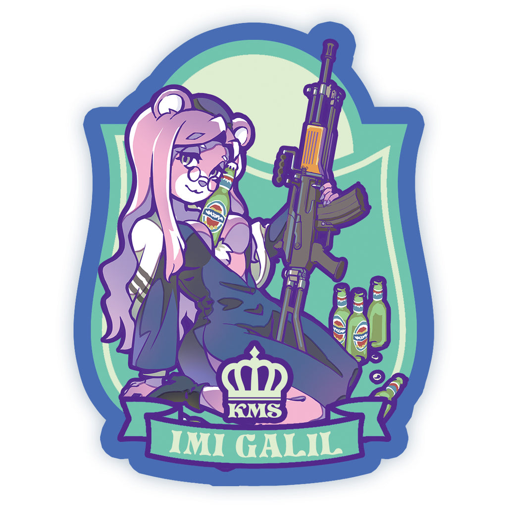 [King's Melon Soda] KMS IMI GALIL x Brown Bear Sticker