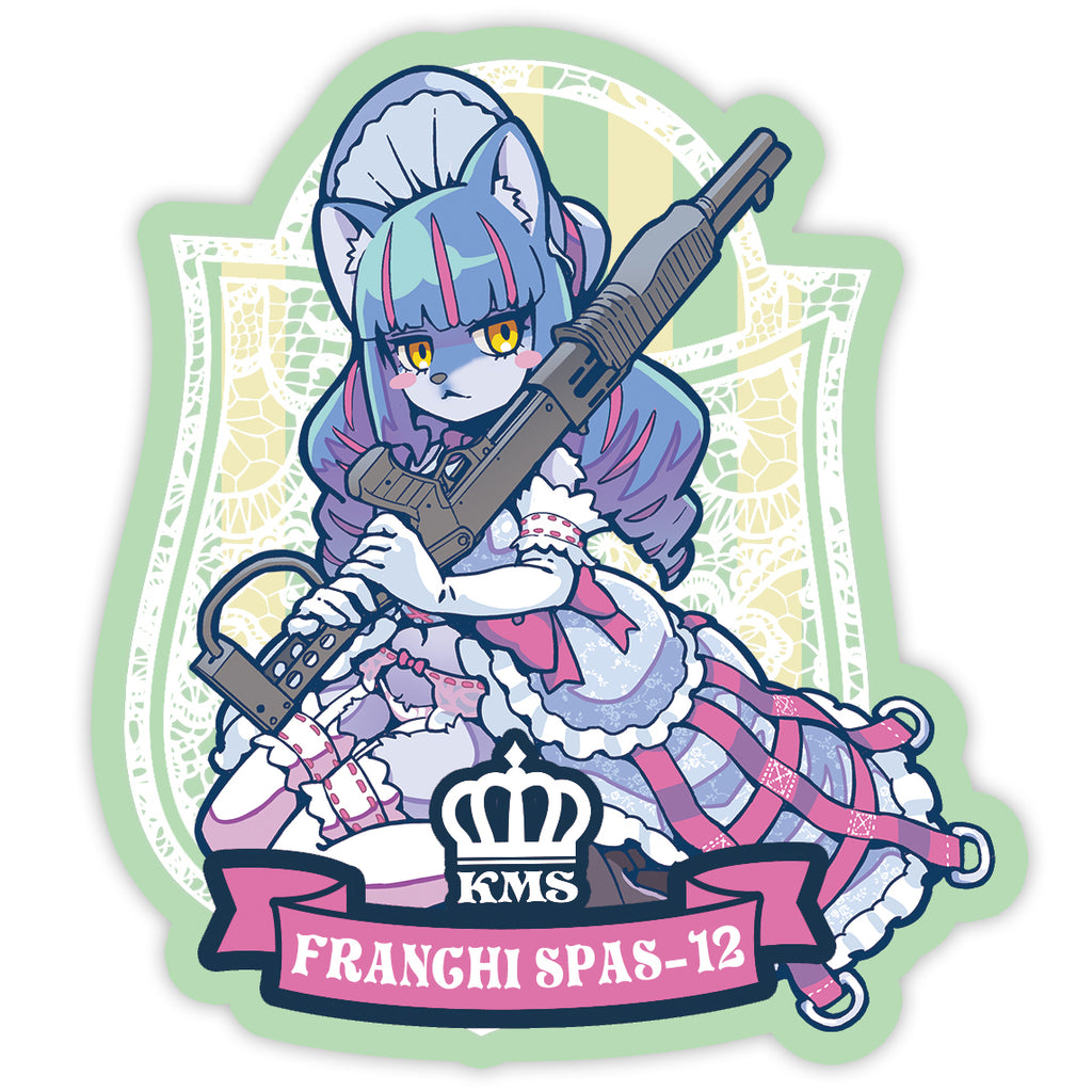 [King's Melon Soda] SPAS-12 x Italian Wolf Sticker