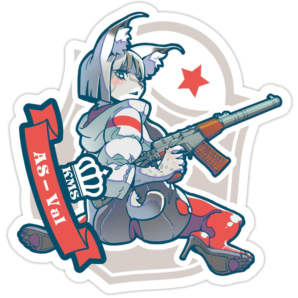 【King’s Melon Soda】AS-Val x オオヤマネコ ステッカー