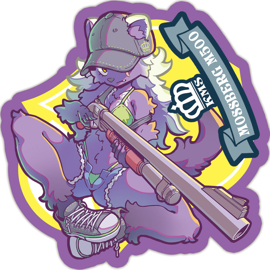 【King’s Melon Soda】Mosberg M500 x クズリ ステッカー