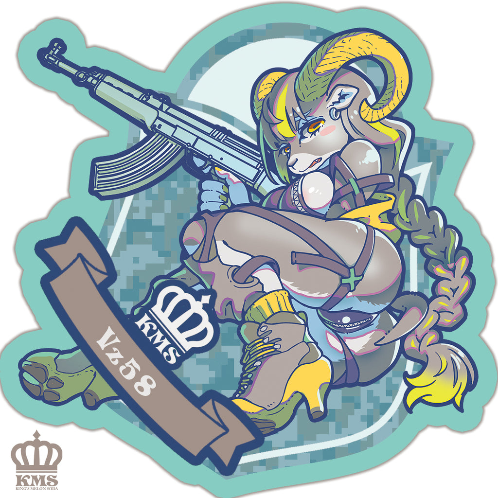 [King's Melon Soda] Vz58 x Mouflon Sticker
