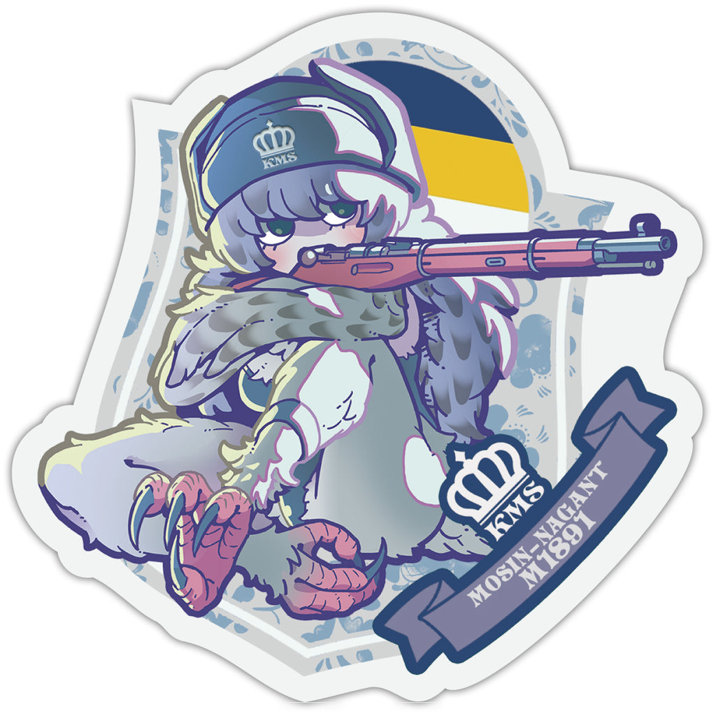 【King’s Melon Soda】MOSIN-NAGANT x ウラルフクロウ ステッカー