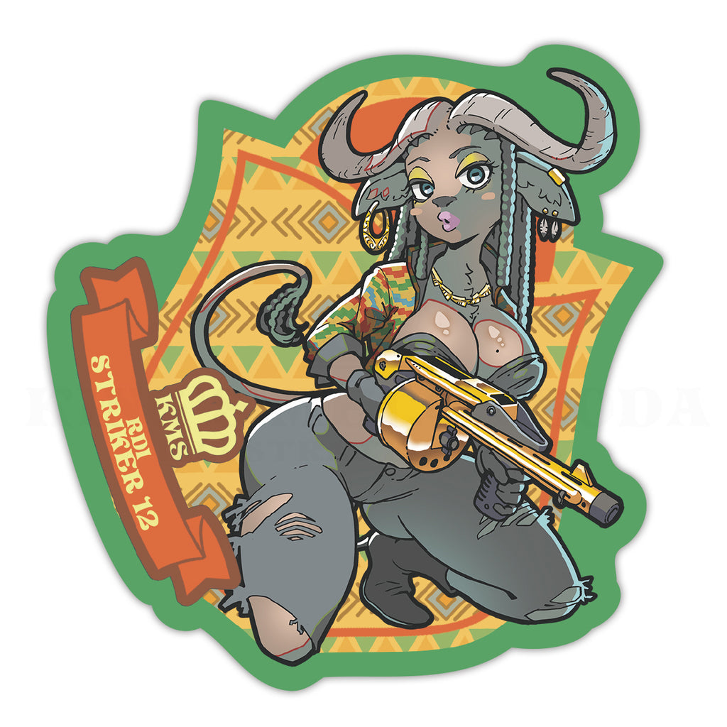 【King’s Melon Soda】Striker 12 x バッファロー ステッカー