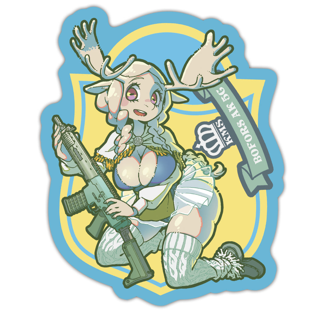 【King’s Melon Soda】AK 5C x エルク ステッカー