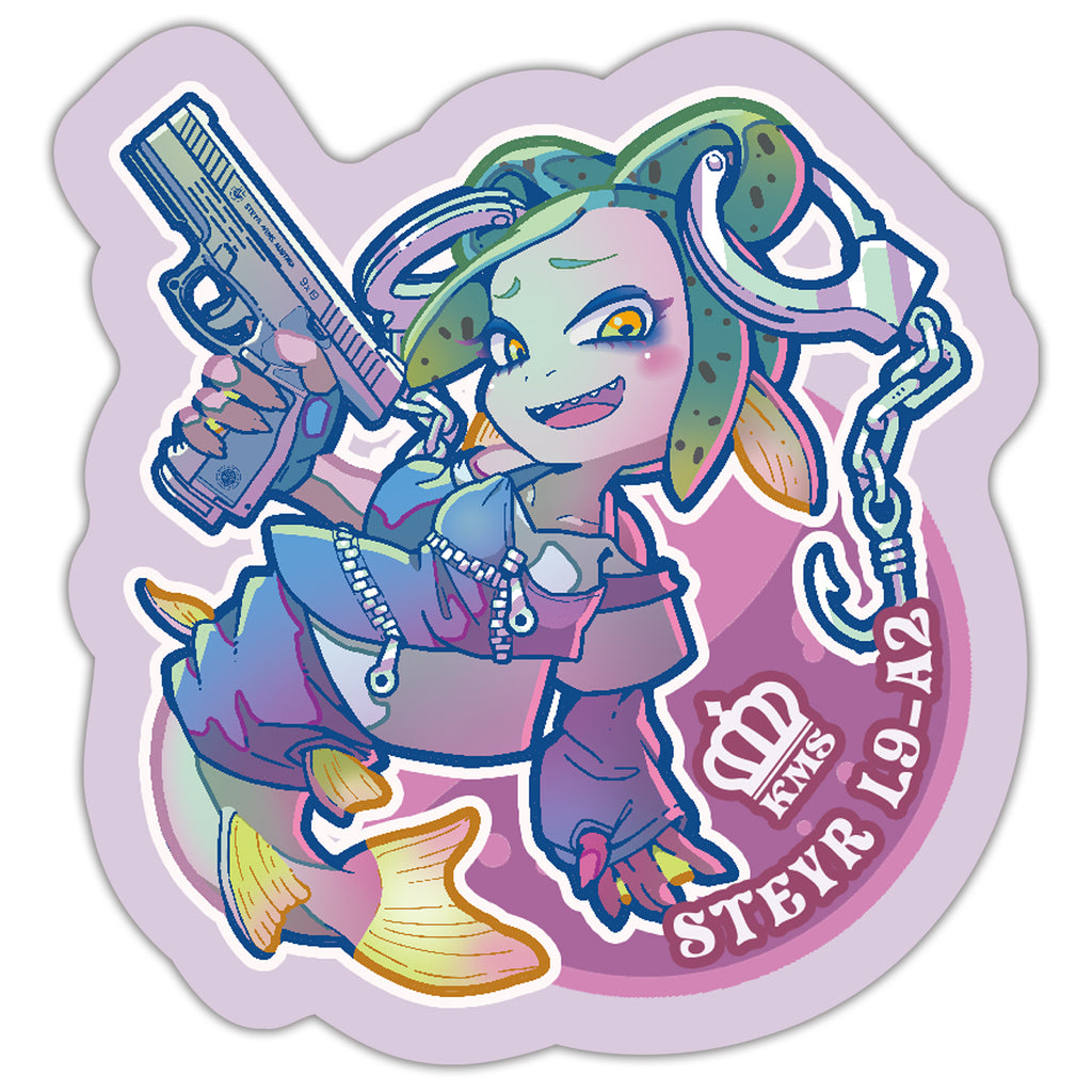 【King’s Melon Soda】STEYR L9-A2 x ニジマス ステッカー
