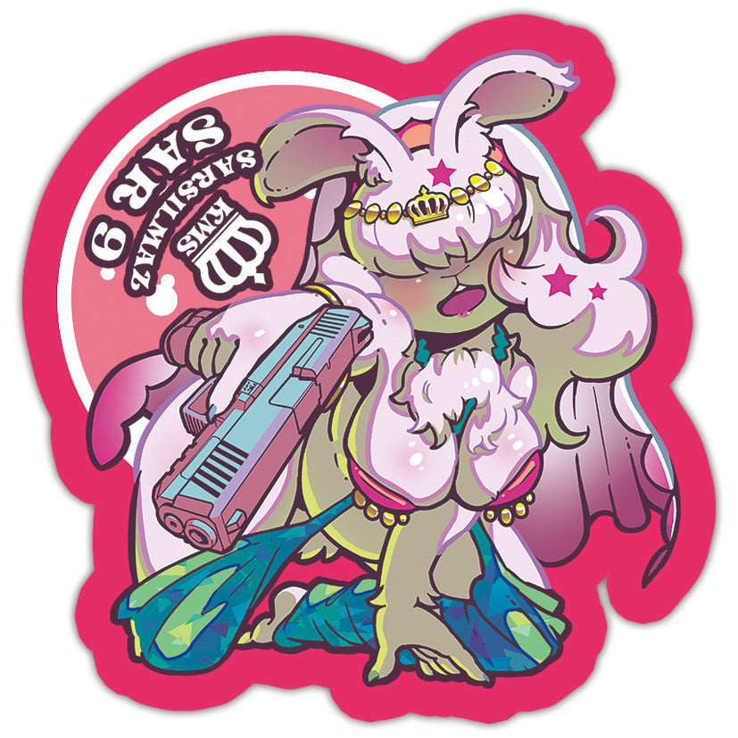 【King’s Melon Soda】SAR 9 x アンゴラウサギ ステッカー