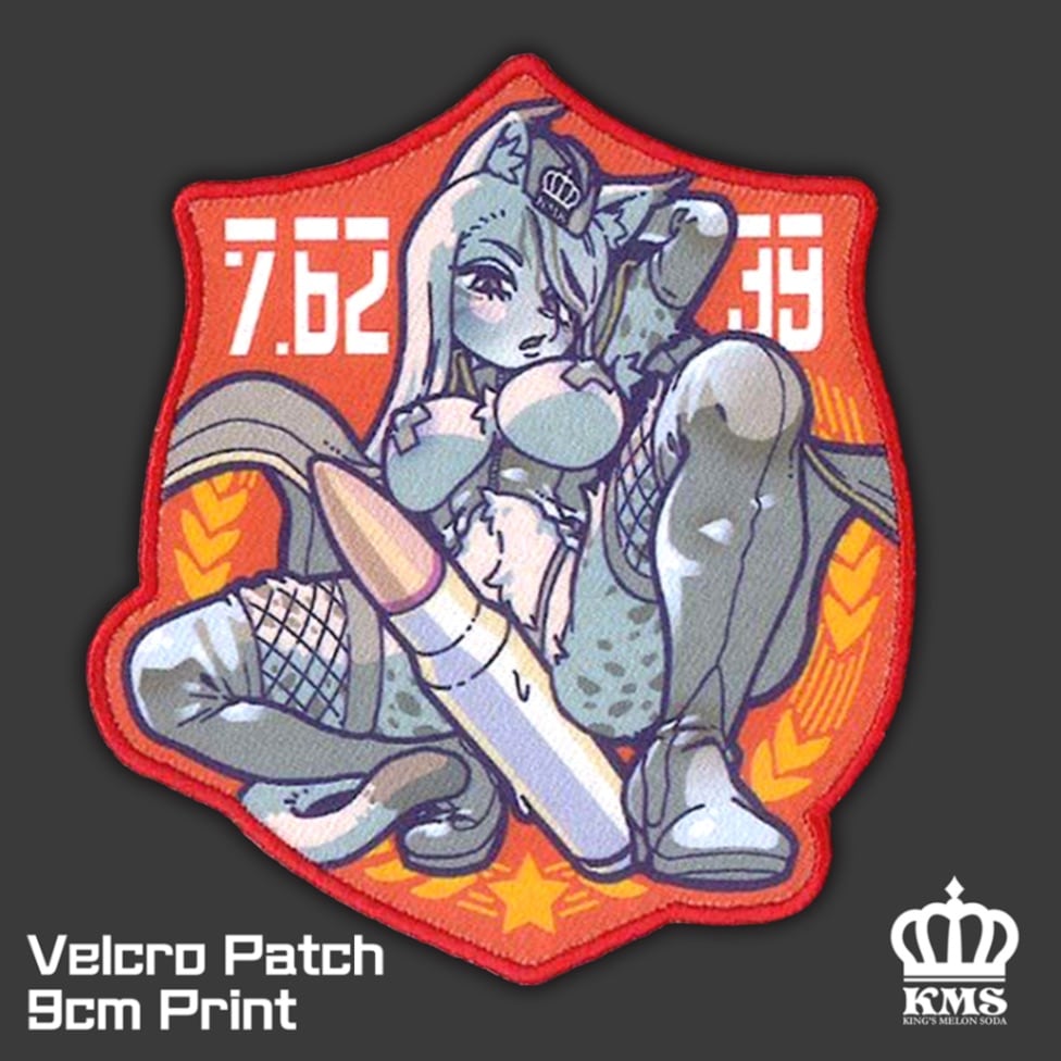 【King’s Melon Soda】7.62x39mm x ヤマネコ プリントパッチ