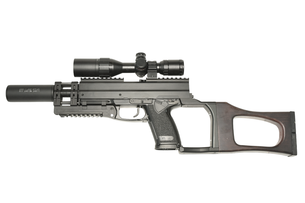 KM企画】東京マルイ製 ガスフィクスドSOCOM Mk23専用 アルミ削り出し