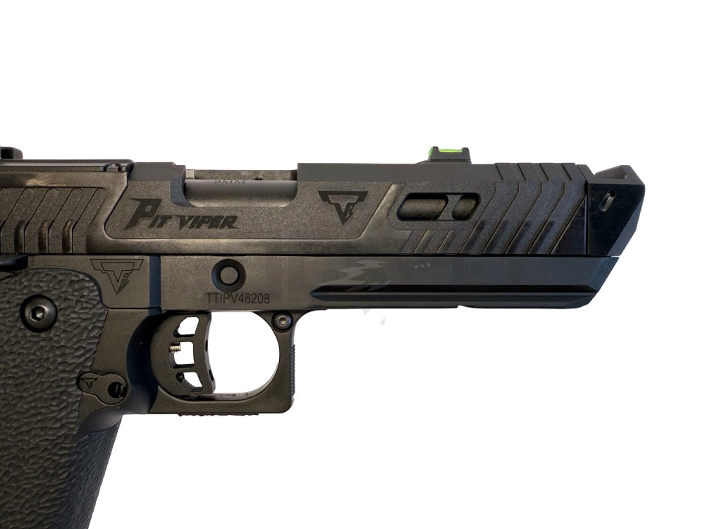NGS】BATON airsoft BT-SAND VIPER BK ”PIT VIPER深彫” リアル刻印