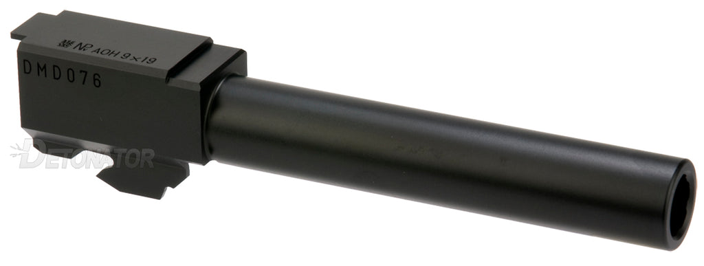 【DETONATOR】東京マルイGLOCK17/18C GEN3対応　GLOCK 17スタイル カスタムアウターバレル -Black