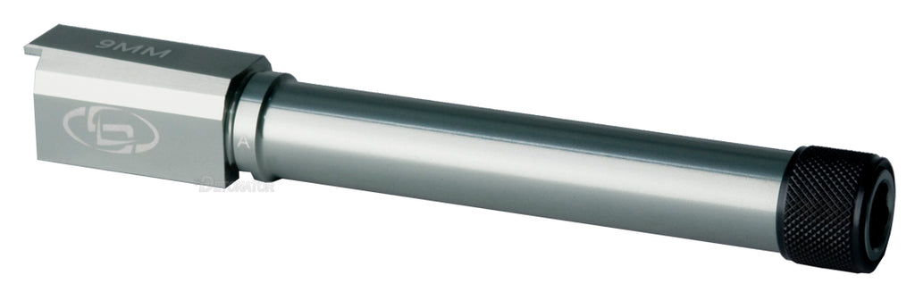 【DETONATOR】東京マルイSIG P226シリーズ用　Storm Lakeタイプ アルミアウターバレル-Silver 14mm逆ネジ
