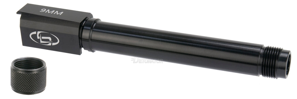 【DETONATOR】東京マルイSIG P226シリーズ用　Storm Lakeタイプ アルミアウターバレル-Black 14mm正ネジ
