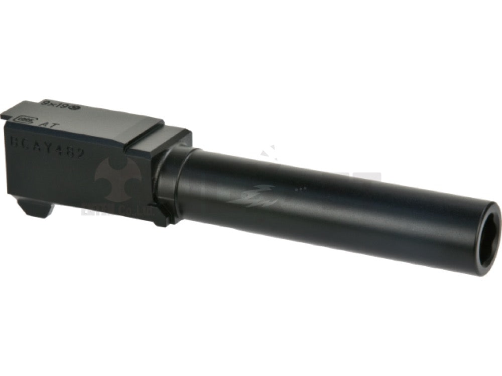 【DETONATOR】東京マルイGLOCK19 GEN3/4用　GLOCK 19 Gen4 Marking Ver. アルミアウターバレル -Black