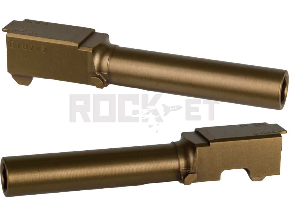 【DETONATOR】東京マルイGLOCK19 GEN3/4用　GLOCK 19 Gen3 Stamp Marking Ver. スティールアウターバレル-TTI Bronze