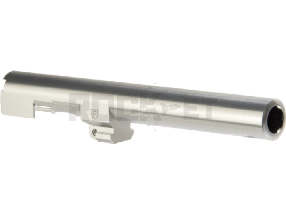 【DETONATOR】東京マルイM9A1用　Bretta92 Factory タイプ スタンダード アルミアウターバレル-Silver